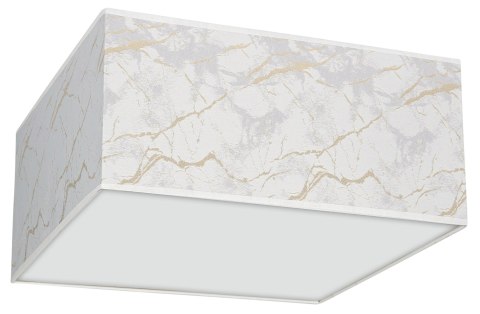 Lampa sufitowa SENSO White/Gold kwadrat 3xE27