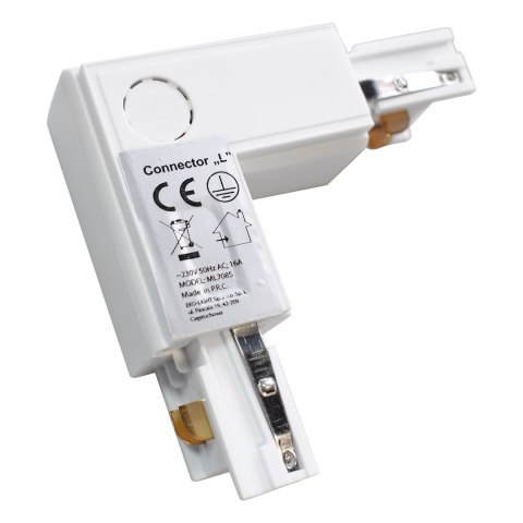 Łącznik Lampy Track Light Biały 3-obwodowy Typ: LD Łącznik Lampy Track Light Biały 3-obwodowy Typ: LD