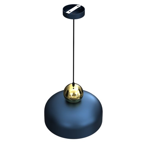 Lampa Wisząca HARALD GOLD/NAVY BLUE 1xE27 Lampa Wisząca HARALD GOLD/NAVY BLUE 1xE27