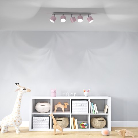 Lampa sufitowa DIXIE PINK 5xGX53