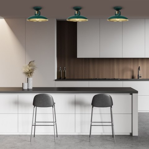 Lampa sufitowa FELIX GREEN/GOLD 1xE27 Lampa sufitowa FELIX GREEN/GOLD 1xE27
