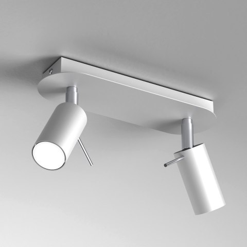 Lampa sufitowa PRESTON WHITE/CHROME 2x mini GU10