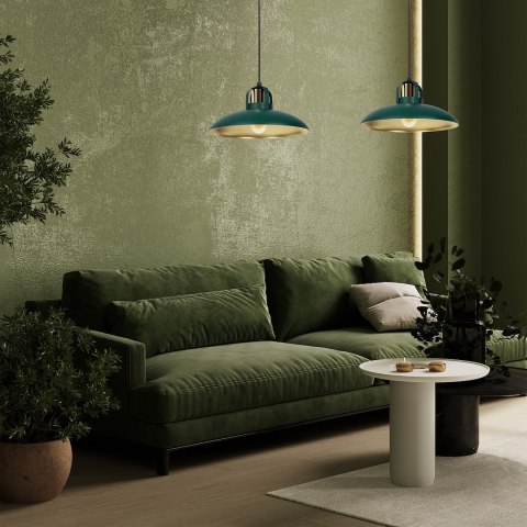 Lampa wisząca FELIX GREEN/GOLD 2xE27 Lampa wisząca FELIX GREEN/GOLD 2xE27