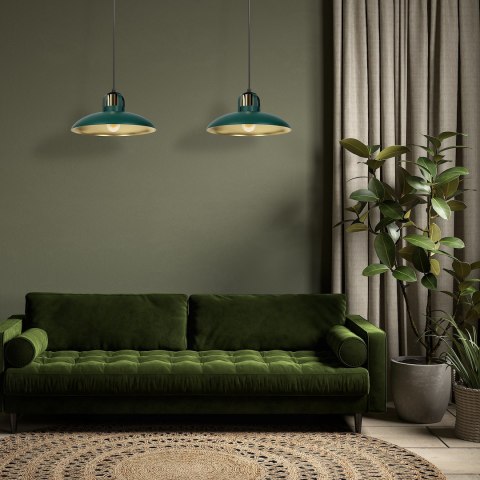 Lampa wisząca FELIX GREEN/GOLD 2xE27 Lampa wisząca FELIX GREEN/GOLD 2xE27