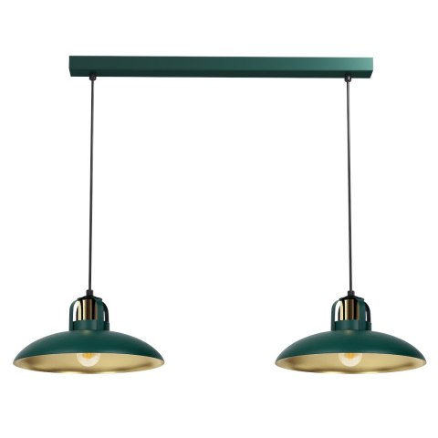 Lampa wisząca FELIX GREEN/GOLD 2xE27 Lampa wisząca FELIX GREEN/GOLD 2xE27
