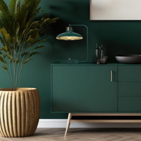 Lampka biurkowa FELIX GREEN/GOLD 1xE27 Lampka biurkowa FELIX GREEN/GOLD 1xE27