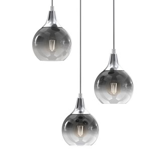 Lampa wisząca MONTE SILVER 3xE27