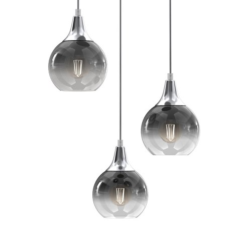 Lampa wisząca MONTE SILVER 3xE27