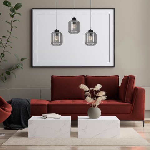 Lampa wisząca SOMBRA SMOKED 3xE27
