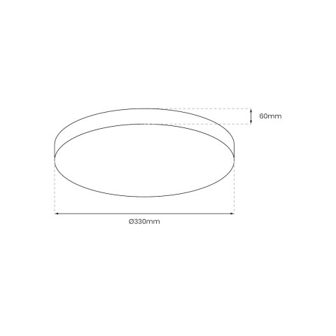 Plafon MAYA GOLD 15W LED IP44 Ø330 mm Plafon MAYA GOLD 15W LED IP44 Ø330 mm