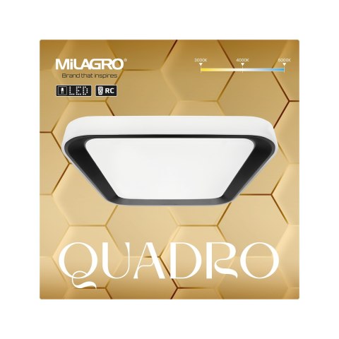 Plafon QUADRO BLACK 66W Plafon QUADRO BLACK 66W