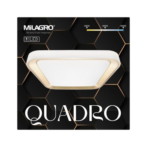 Plafon QUADRO GOLD 38W Plafon QUADRO GOLD 38W