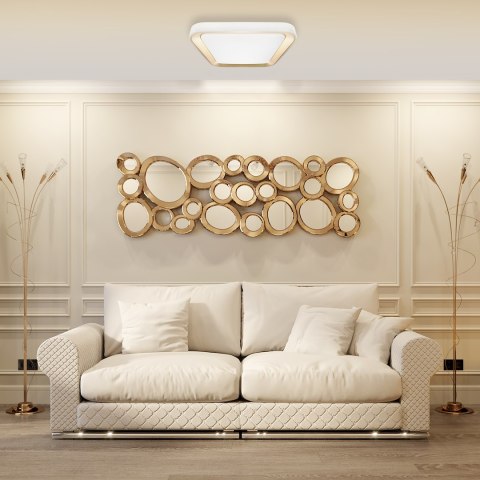 Plafon QUADRO GOLD 66W Plafon QUADRO GOLD 66W