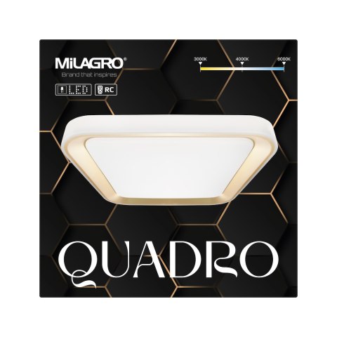 Plafon QUADRO GOLD 66W Plafon QUADRO GOLD 66W