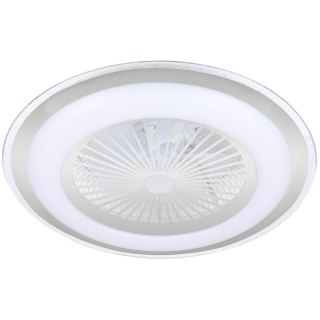 Plafoniera LED ZONDA SILVER 48W z wentylatorem