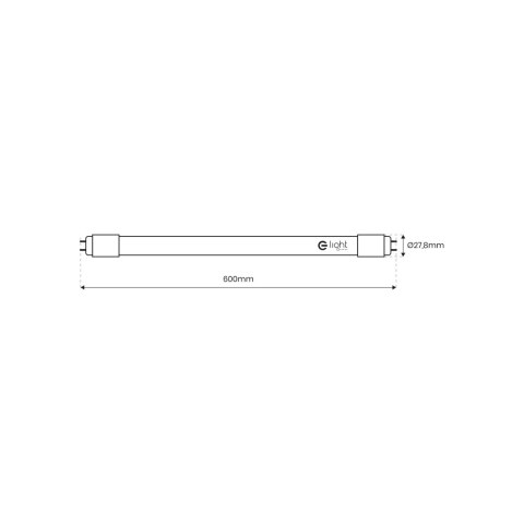 Świetlówka LED 9W 850lm 3000K 60cm