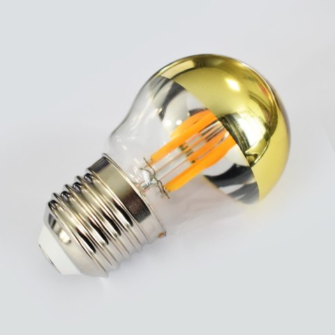 Żarówka Filamentowa LED 4W G45 E27 2700K Half Gold Żarówka Filamentowa LED 4W G45 E27 2700K Half Gold
