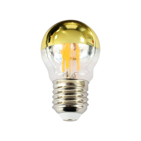 Żarówka Filamentowa LED 4W G45 E27 2700K Half Gold Żarówka Filamentowa LED 4W G45 E27 2700K Half Gold