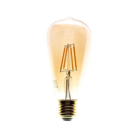 Żarówka Filamentowa LED 6W ST64 E27 2700K Amber Żarówka Filamentowa LED 6W ST64 E27 2700K Amber