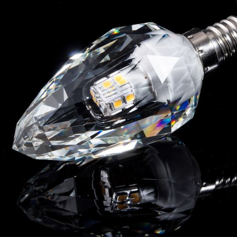 Żarówka LED 4W E14 C37 4000K Kryształ Żarówka LED 4W E14 C37 4000K Kryształ