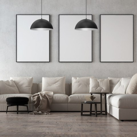 Lampa wisząca BETA BLACK/WHITE 1xE27 45cm Lampa wisząca BETA BLACK/WHITE 1xE27 45cm