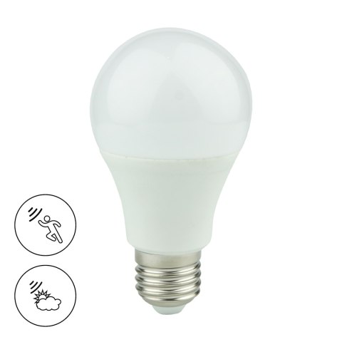 Żarówka LED 9W A60 E27 3000K Zmierzchowo-Ruchowa Żarówka LED 9W A60 E27 3000K Zmierzchowo-Ruchowa