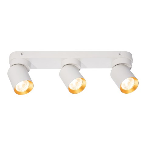 Lampa Sufitowa Andy 3xGU10 Biały + Złoty Lampa Sufitowa Andy 3xGU10 Biały + Złoty