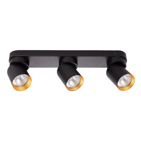 Lampa Sufitowa Andy 3xGU10 Czarny + Złoty Lampa Sufitowa Andy 3xGU10 Czarny + Złoty