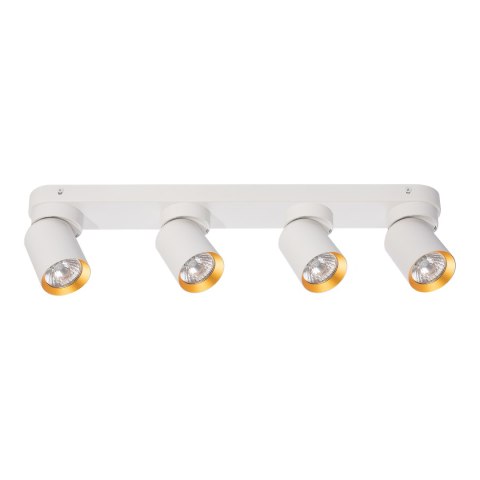 Lampa Sufitowa Andy 4xGU10 Biały + Złoty Lampa Sufitowa Andy 4xGU10 Biały + Złoty