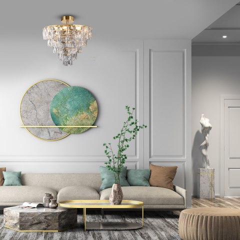 Lampa sufitowa CHELSEA GOLD 6xE14 Lampa sufitowa CHELSEA GOLD 6xE14