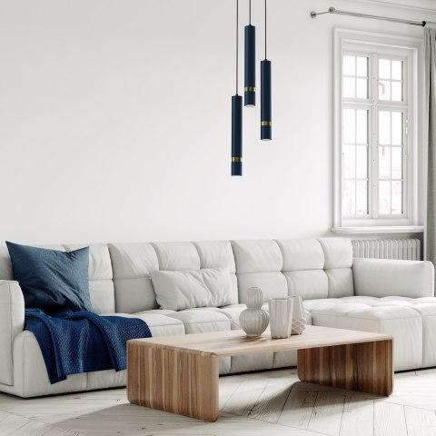 Lampa wisząca JOKER NAVY BLUE/GOLD 3xGU10 Lampa wisząca JOKER NAVY BLUE/GOLD 3xGU10