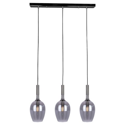 Lampa wisząca LUGANO SMOKED 3xE14