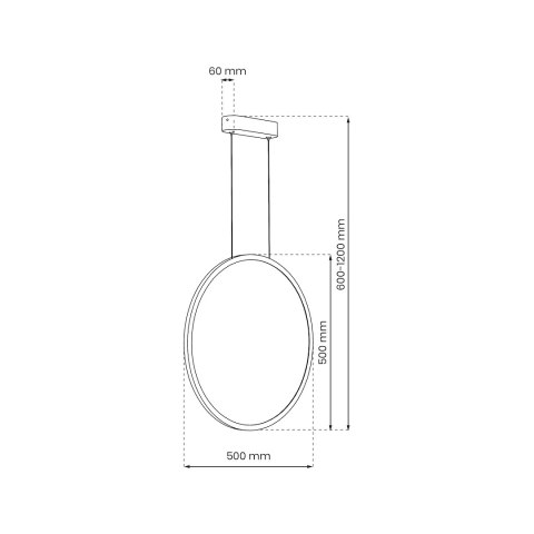 Lampa wisząca Saturno Black 28W LED Lampa wisząca Saturno Black 28W LED