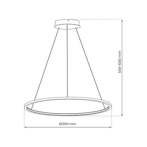 Lampa wisząca Saturno Gold 65W LED Lampa wisząca Saturno Gold 65W LED