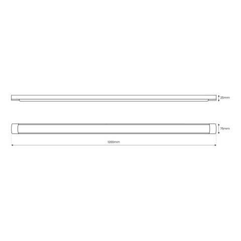 Listwa LED Batten 36W 120cm 4000K