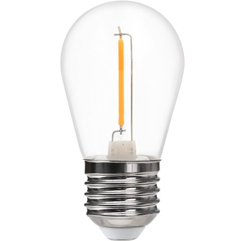 Żarówka Filamentowa LED 1W ST45 E27 2700K Plastik Żarówka Filamentowa LED 1W ST45 E27 2700K Plastik