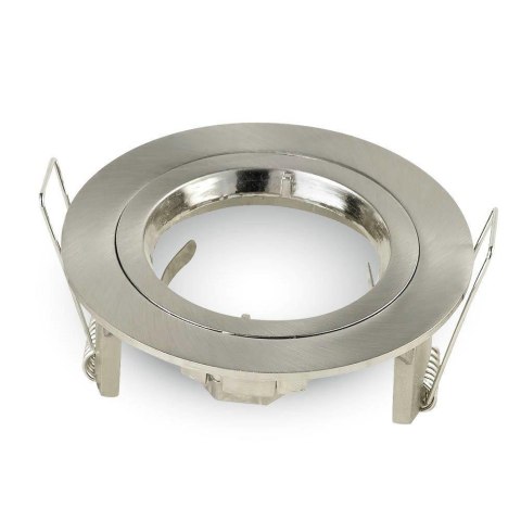 Oczko V-TAC Aluminiowe Odlew GU10 Okrągłe Satyna VT-774-SN Oczko V-TAC Aluminiowe Odlew GU10 Okrągłe Satyna VT-774-SN