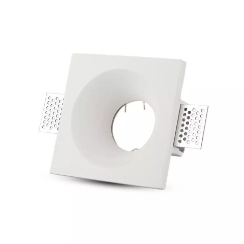 Oczko V-TAC GIPS GU10 Wpuszczane Okrągłe 120x120 Białe VT-776SQ Oczko V-TAC GIPS GU10 Wpuszczane Okrągłe 120x120 Białe VT-776SQ