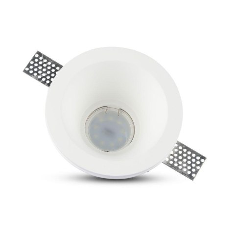 Oczko V-TAC GIPS GU10 Wpuszczane Okrągłe fi.132 Białe VT-773 Oczko V-TAC GIPS GU10 Wpuszczane Okrągłe fi.132 Białe VT-773