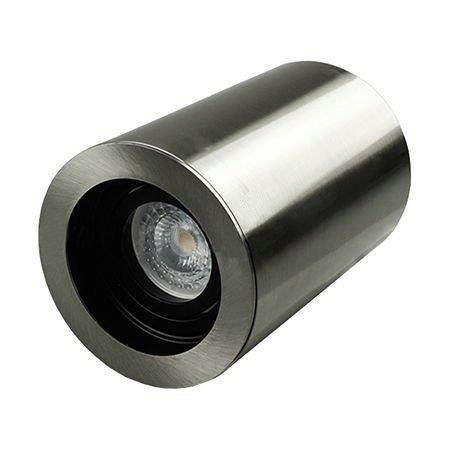 Oprawa V-TAC Aluminiowa GU10 Okrągła Natynkowa Tuba Satyna+Czarny 142x100 VT-796-SN Oprawa V-TAC Aluminiowa GU10 Okrągła Natynkowa Tuba Satyna+Czarny 142x100 VT-796-SN