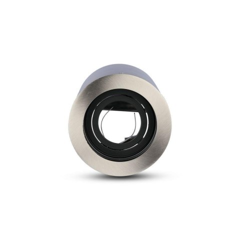 Oprawa V-TAC Aluminiowa GU10 Okrągła Natynkowa Tuba Satyna+Czarny 142x100 VT-796-SN Oprawa V-TAC Aluminiowa GU10 Okrągła Natynkowa Tuba Satyna+Czarny 142x100 VT-796-SN