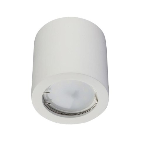 Oprawa V-TAC GIPS GU10 Natynkowa Tuba Okrągła Biała 70x75 VT-727RD Oprawa V-TAC GIPS GU10 Natynkowa Tuba Okrągła Biała 70x75 VT-727RD