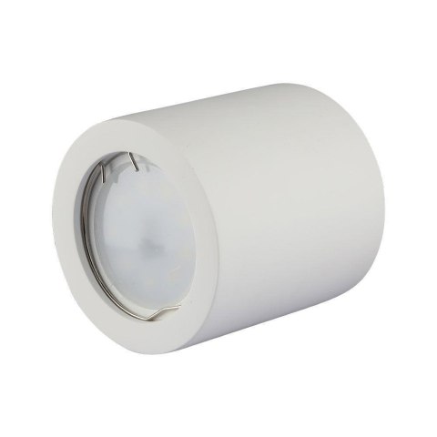 Oprawa V-TAC GIPS GU10 Natynkowa Tuba Okrągła Biała 70x75 VT-727RD Oprawa V-TAC GIPS GU10 Natynkowa Tuba Okrągła Biała 70x75 VT-727RD