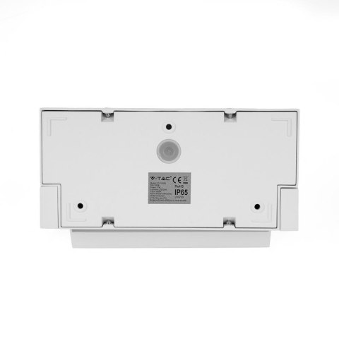 Projektor Oprawa Elewacyjna V-TAC 17W LED Czujnik Ruchu Biała IP65 VT-11020S 3000K 2520lm