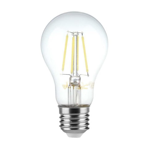 Żarówka LED 6W Filament E27 A60 V-TAC VT-1887 3000K 600lm Żarówka LED 6W Filament E27 A60 V-TAC VT-1887 3000K 600lm