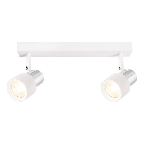 Lampa Sufitowa Cino 2xGU10 Biały + Chrom Lampa Sufitowa Cino 2xGU10 Biały + Chrom