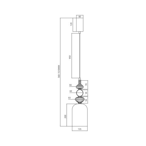 Lampa wisząca Arte 12W LED śr. 13cm czarny Lampa wisząca Arte 12W LED śr. 13cm czarny