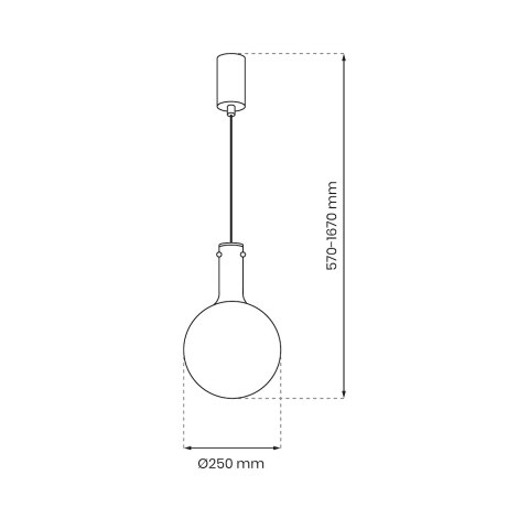 Lampa wisząca TORONTO 1xGU10 Lampa wisząca TORONTO 1xGU10