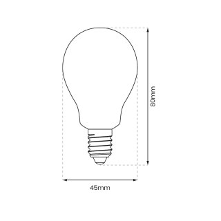 Żarówka LED 5W E14 G45 6000K