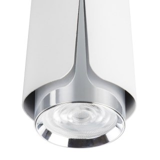 Flower Chrome Downlight 1xGU10 Biały